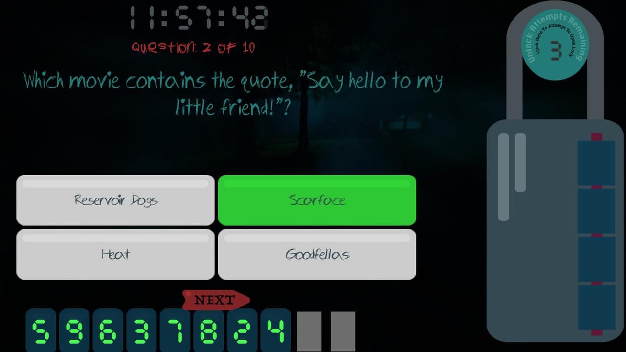 1Room, 10Q, 4Digits