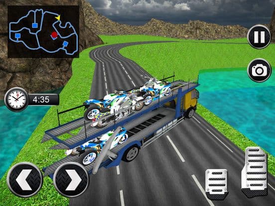 OffRoad Police Bike Transport Simulator