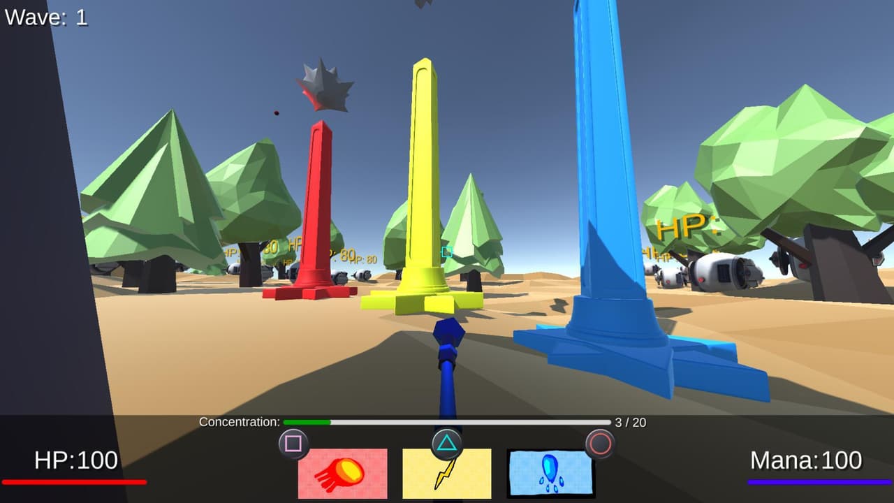Daydreaming Wizard - #7DFPS 2018 screenshot 2