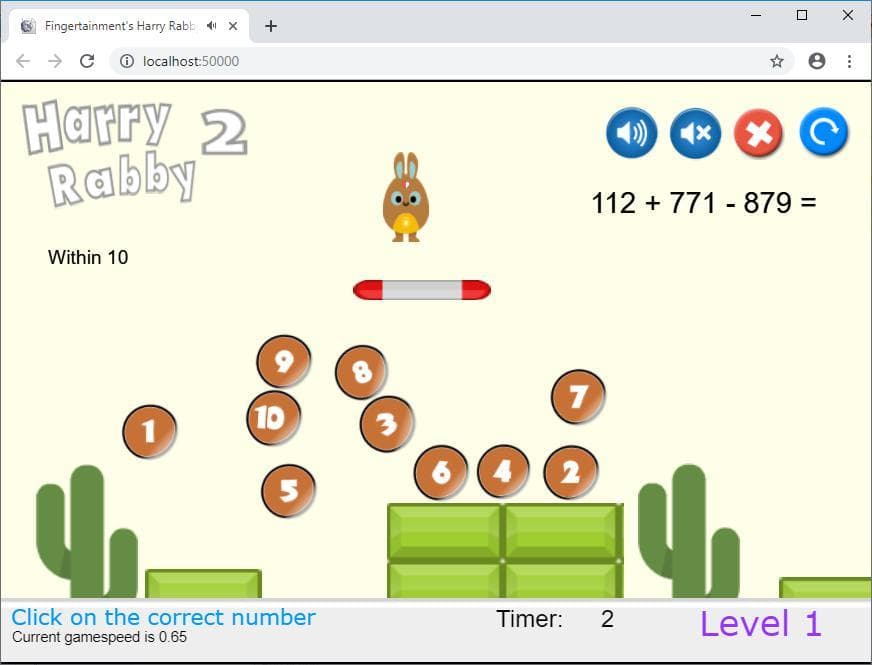 HarryRabby2 Add & Subtract 3-digit Numbers FREE screenshot 2