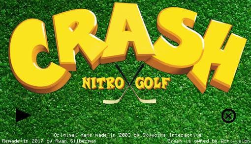 Crash Nitro Golf screenshot 2