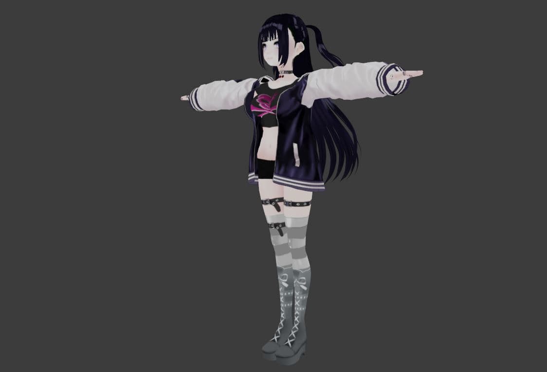 Nami - GAME READY LOW POLY ANIME CHARACTER GIRL screenshot 5