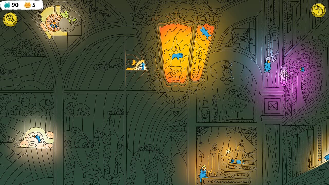 Hidden Capybaras with Orange in the Whimsical Library screenshot 2