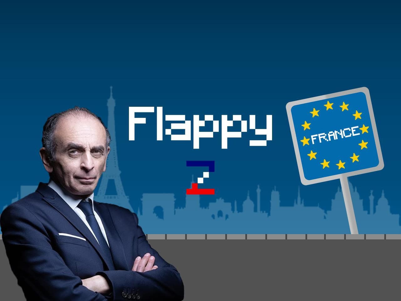 Flappy Z - A Zemmour Fan Game
