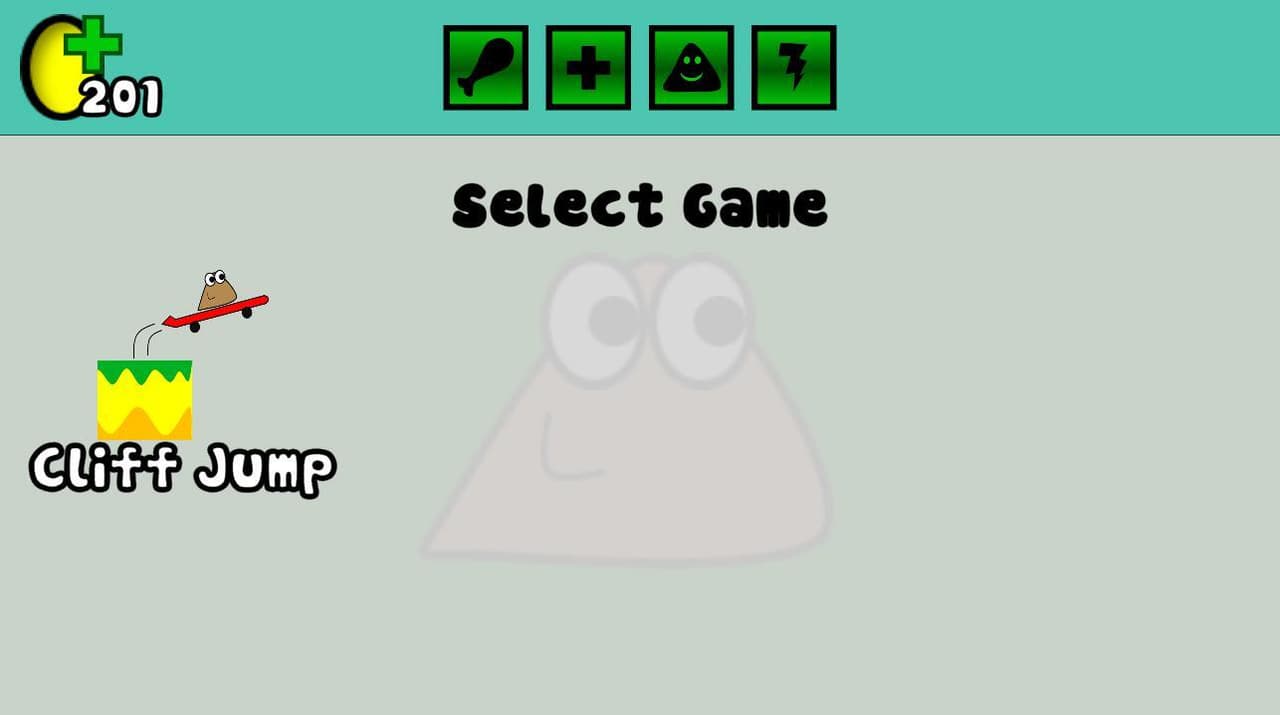 Cliff Jump Pou screenshot 2