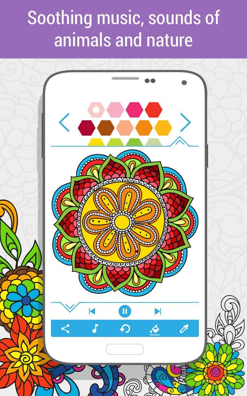 Coloring Book for Adults #HoliColoring screenshot 5