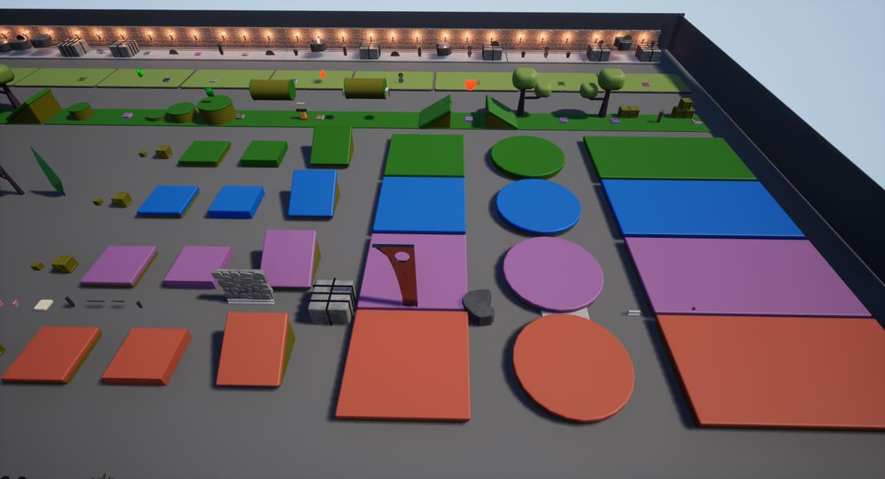 UE5 Side Scroller Game with 3D Asset screenshot 5