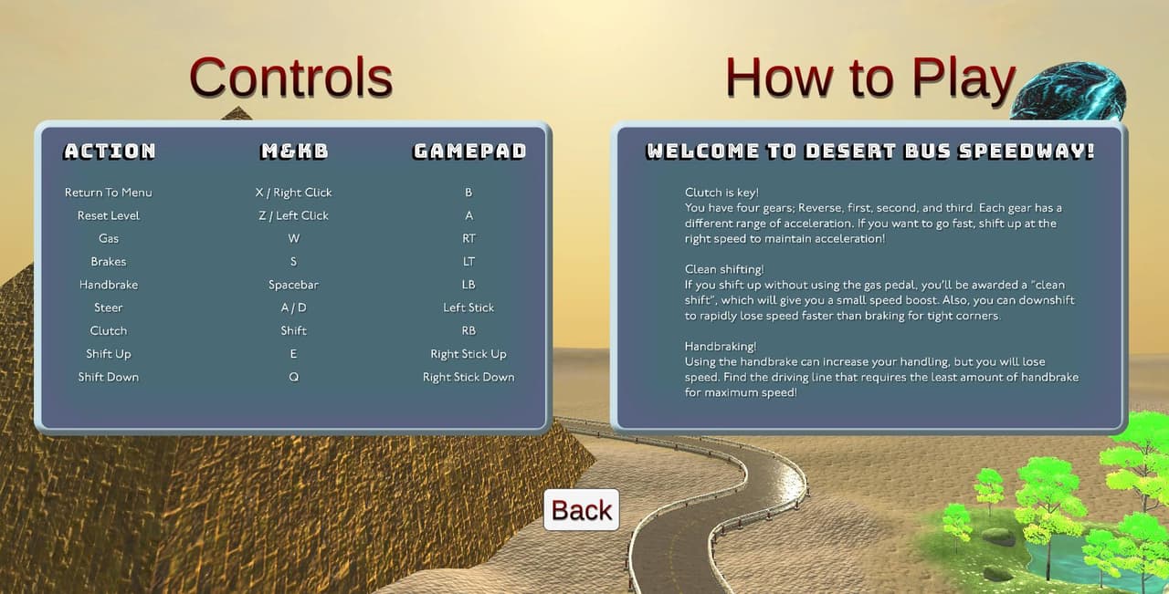 Desert Bus Speedway screenshot 2