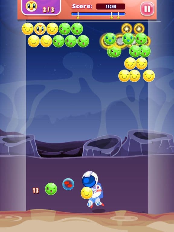 Spaceman Bubble Float - PRO - out of this world pop shooter screenshot 4