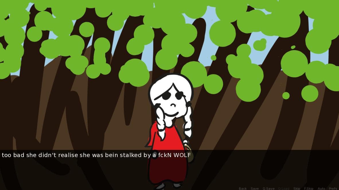 basic bitch red riding hood screenshot 2