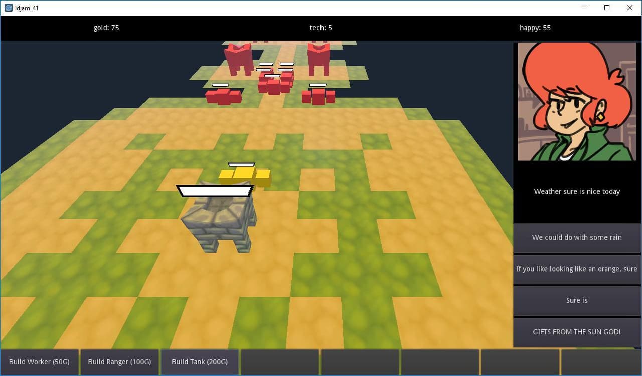 Realtime Strategy Dating Sim - Ludum Dare 41 screenshot 3