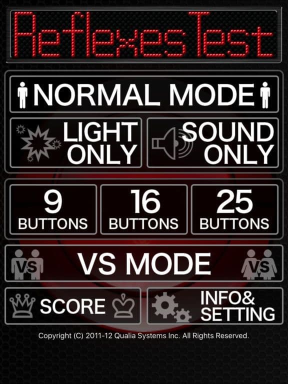 Reflexes test screenshot 2