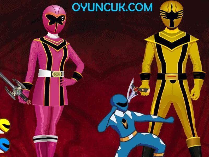 Power Rangers Game Dress up screenshot 2