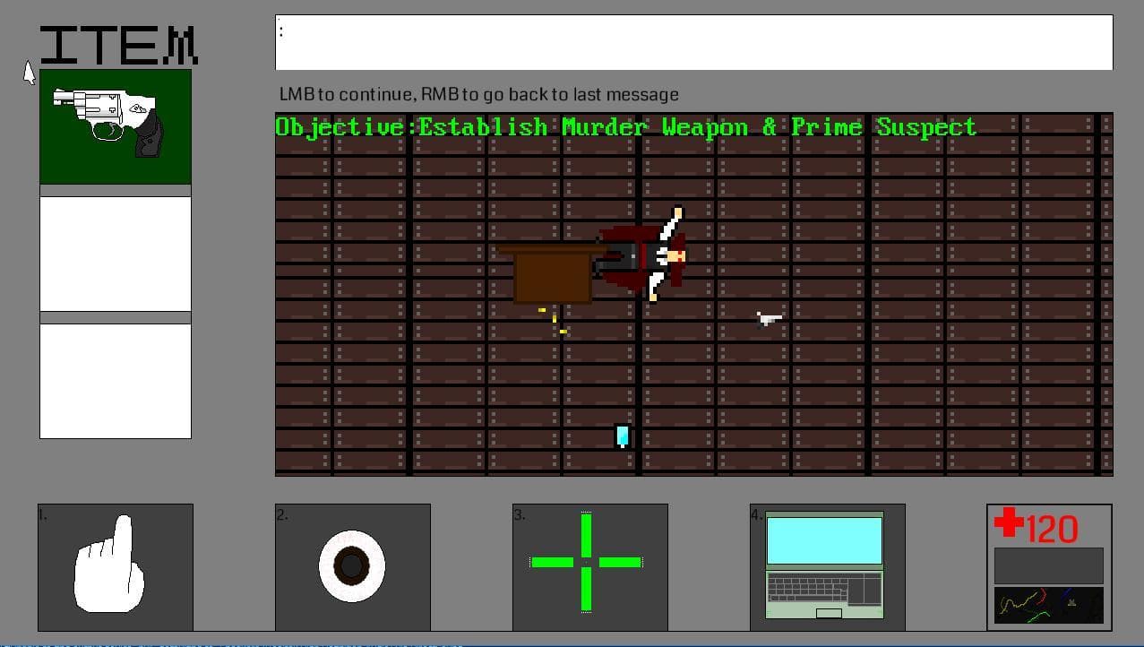 Mute Agent, A Dialogue-Option-Free CRPG