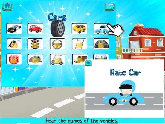 Cars Games For Learning 1 2 3