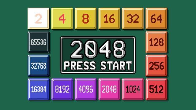 2048 (itch) (Vircon32) screenshot 2