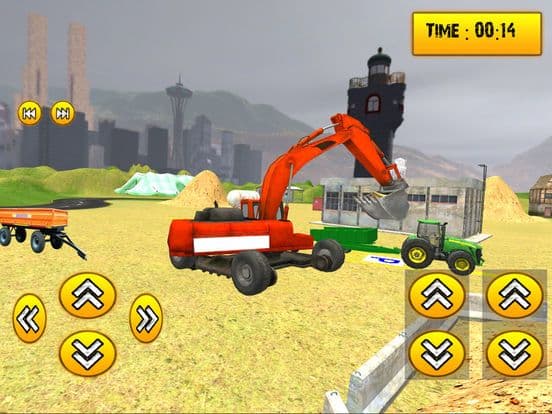 Real Crane Sand Excavator 3D screenshot 4