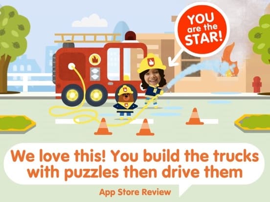 Toddler Car Puzzle Game & Race screenshot 2