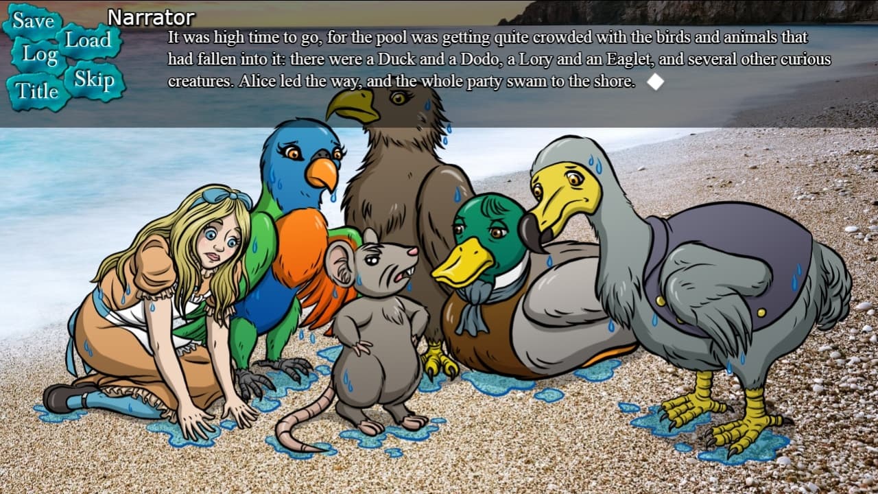 BRGs Alice in Wonderland Visual Novel screenshot 3