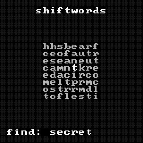 shiftword
