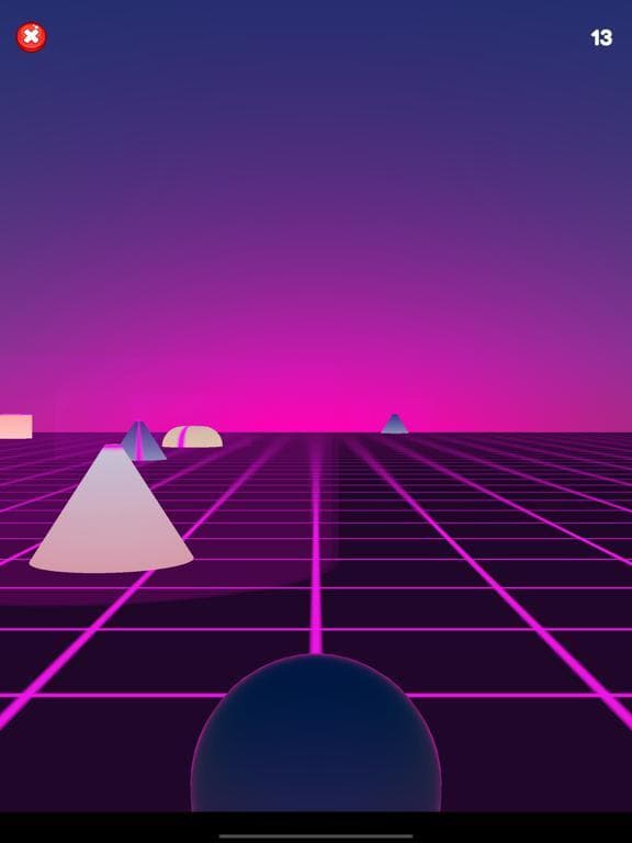 Vaporwave Race 3D - Watch Game screenshot 2