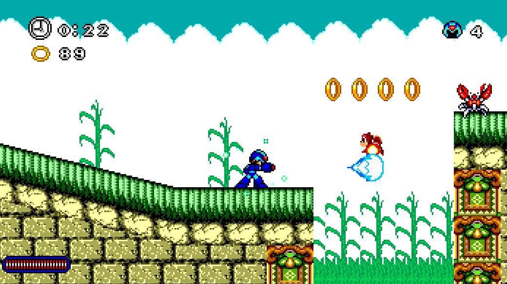 Megaman X in Sonic the Hedgehog - Blasting Adventure screenshot 6