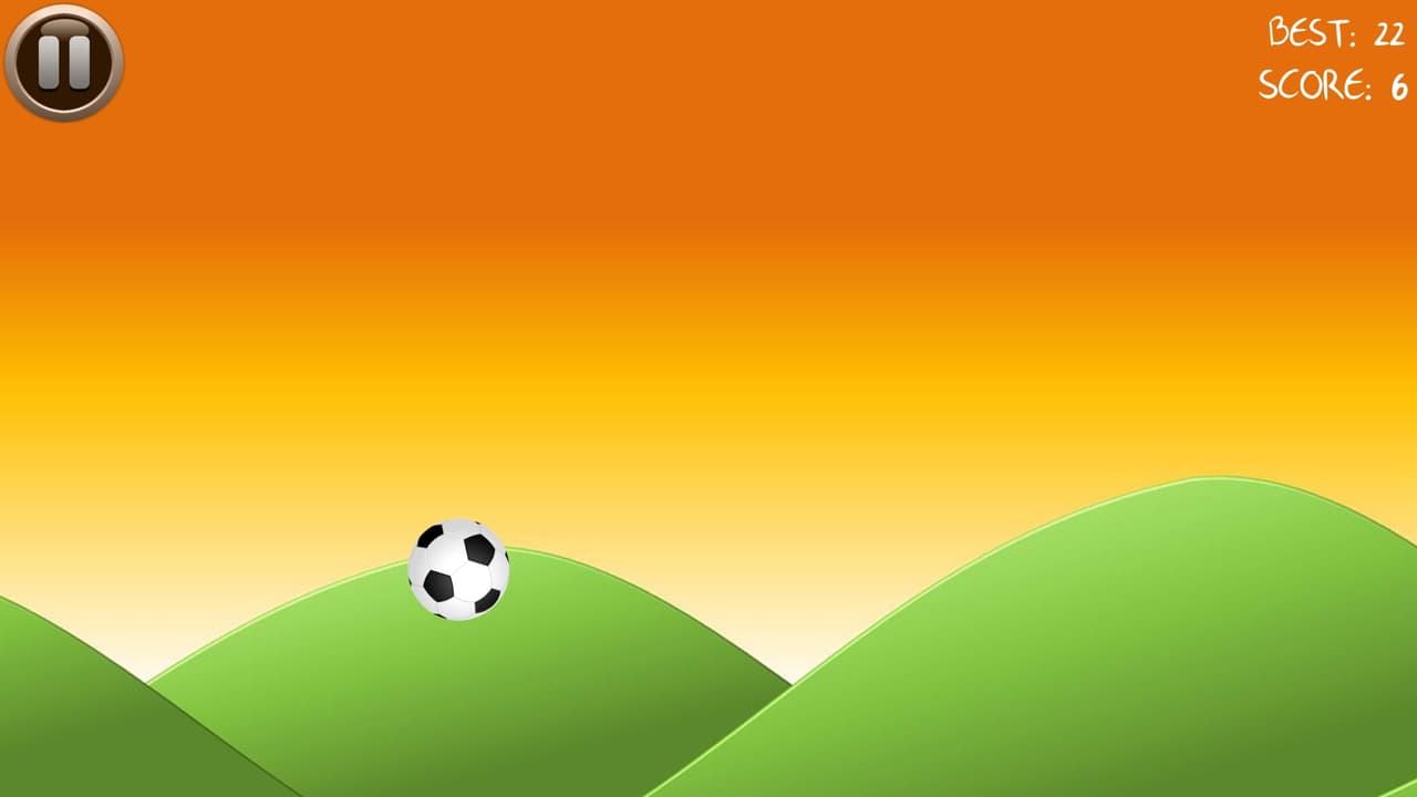 Soccer Ball Finger Juggling - flick the ball - mobile ready project