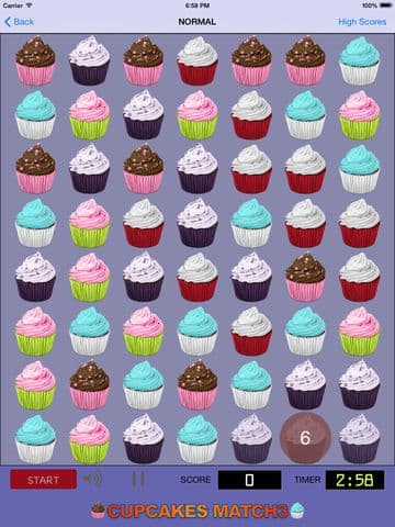 Cupcakes Match 3 screenshot 6