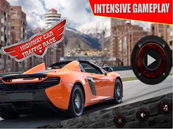 VR Highway Car Traffic Race 3D screenshot 2