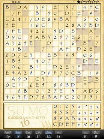 Sudoku 16 Monster screenshot 3