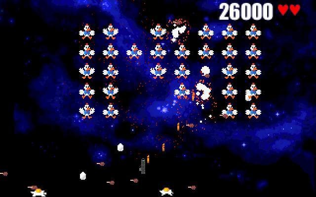 Chicken Invaders DOS Version Fanmade Remake screenshot 6