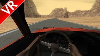 VR Car Driving Simulator for Google Cardboard screenshot 2