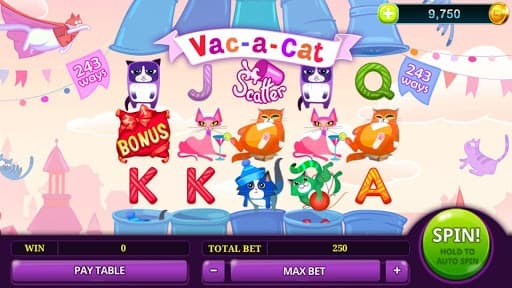 Vac-a-Cat Slot screenshot 2