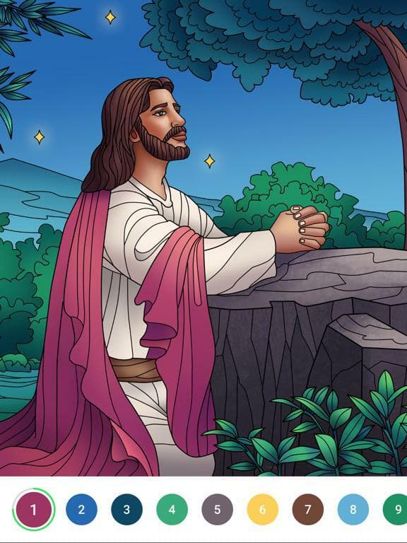 Bible Color - Paint by Number screenshot 2