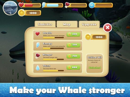 Big Blue Whale Survival 3D - Try whale simulator, be ocean animal!