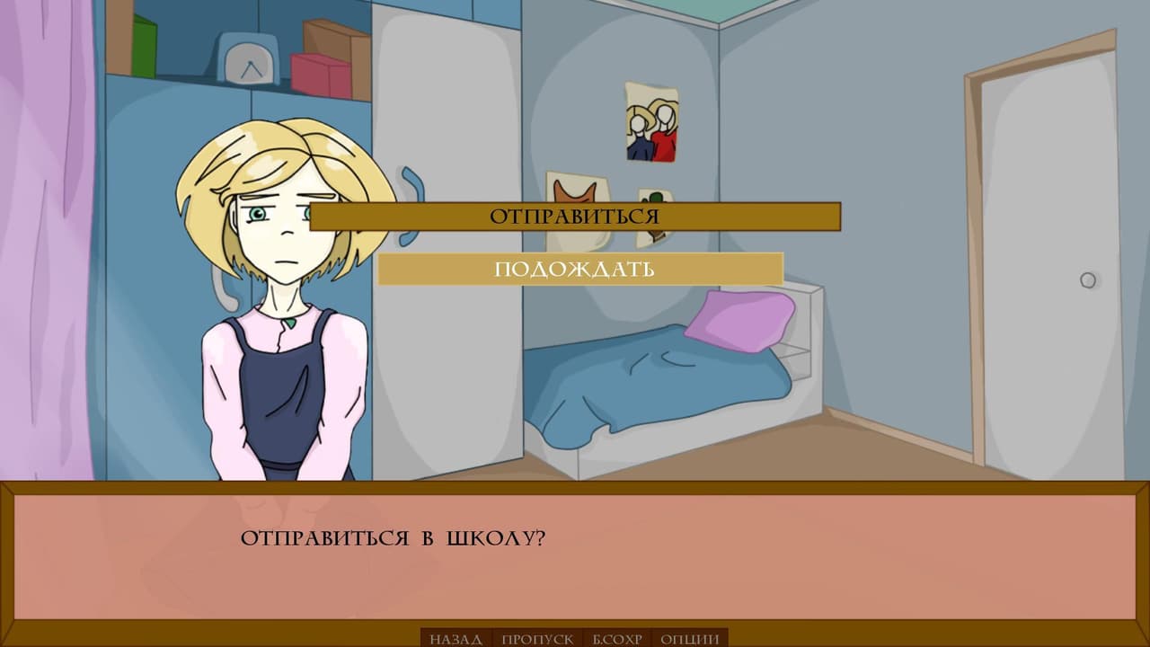 Amen. A visual-novel screenshot 2