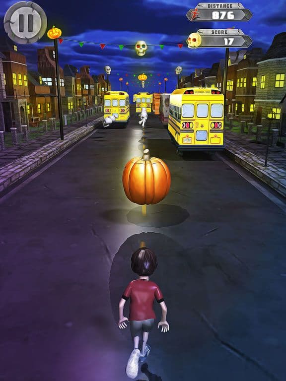 Halloween Theme Zombie Runner screenshot 5