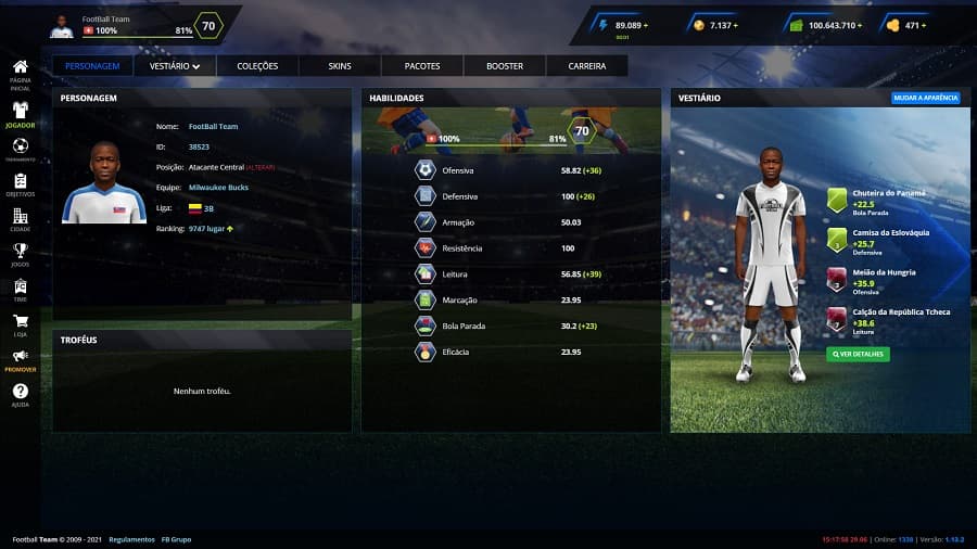FootballTeam screenshot 2