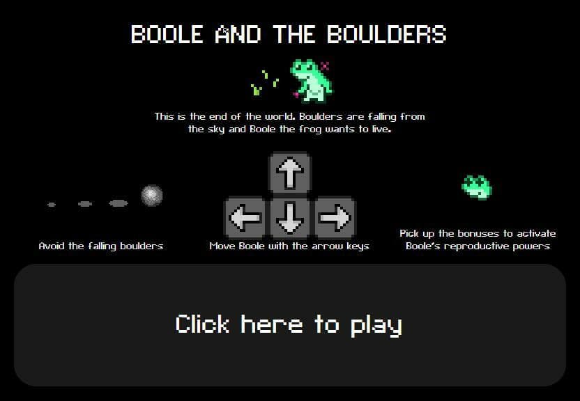 Boole and the Boulders screenshot 2