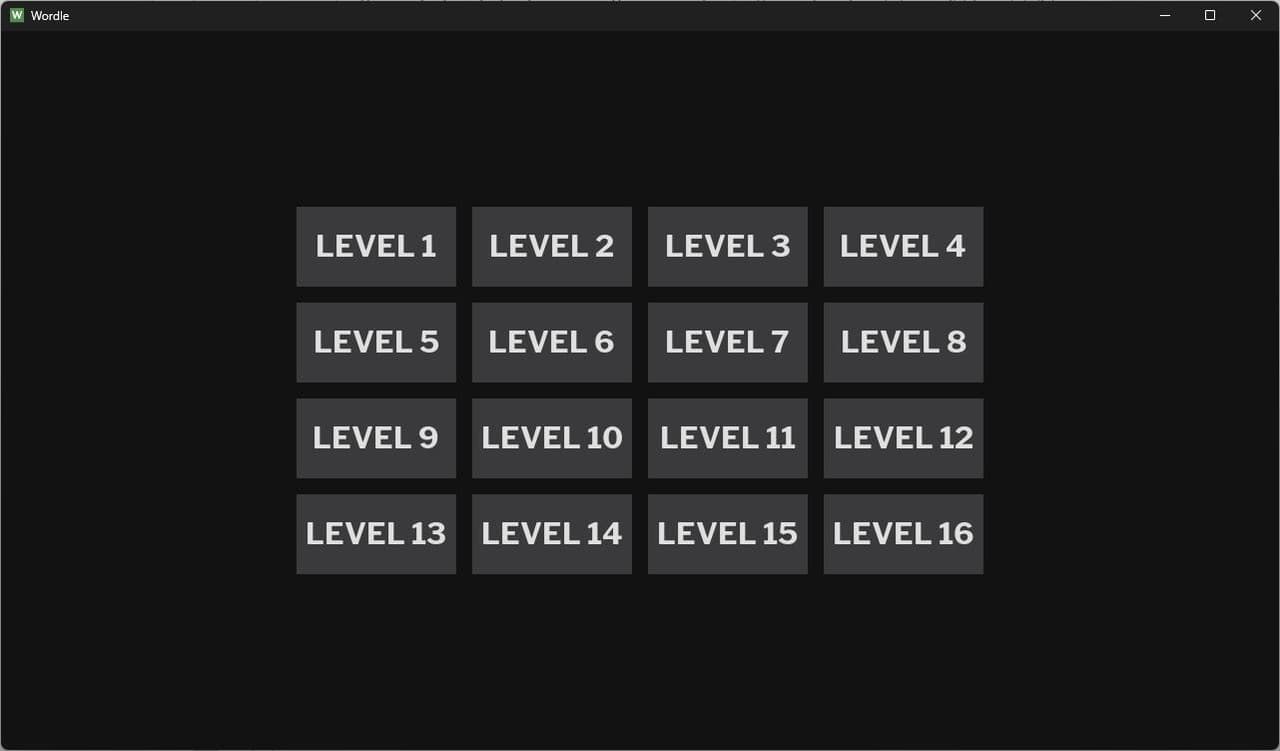 A Wordle Game screenshot 3