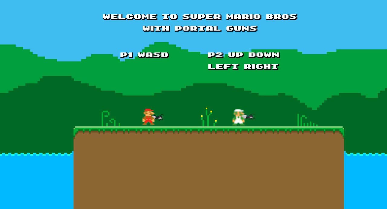 Mario Bros With Portal Guns screenshot 3