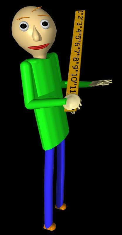Baldi but Minecraft floor