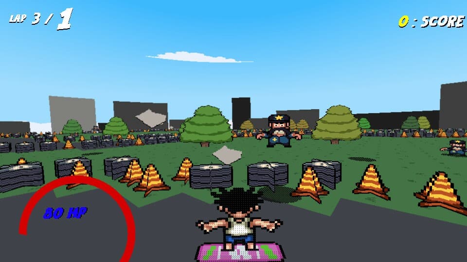 Hoverboard Chase screenshot 2