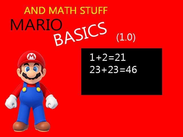 Mario Basics and math stuff...(demo)