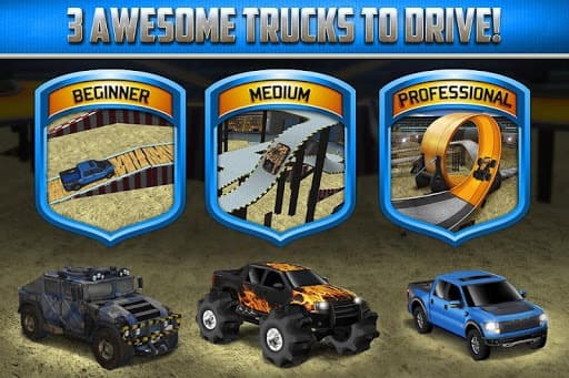 3D Monster Truck Parking Game