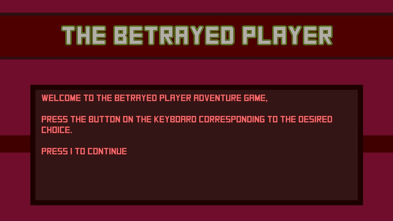 The Betrayed Player Adventure Game screenshot 2
