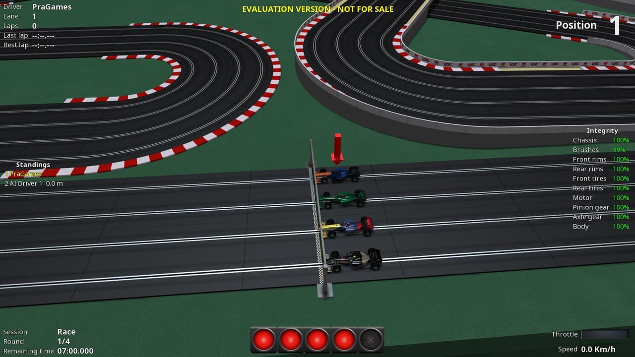 Virtual SlotCars Demo screenshot 2