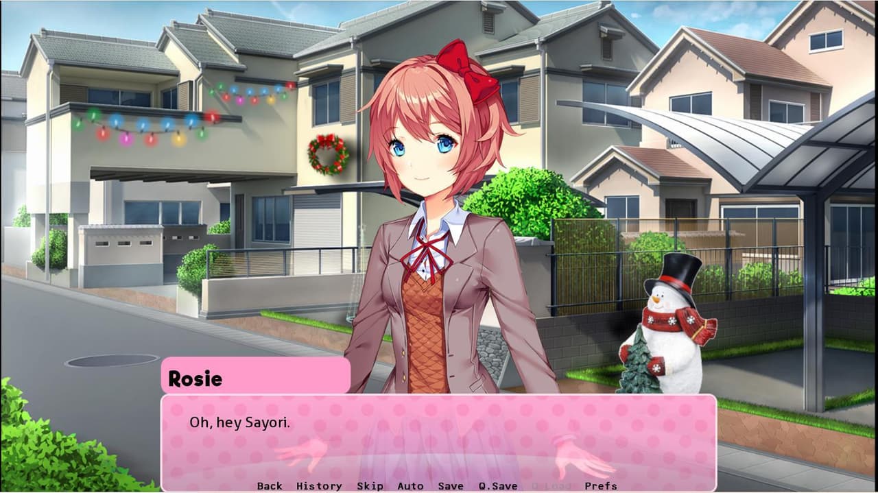 Christmas with Sayori screenshot 2