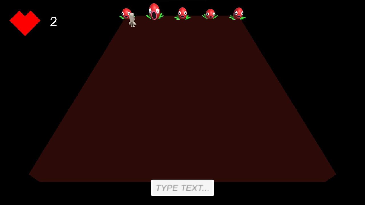 Typing prototype screenshot 3