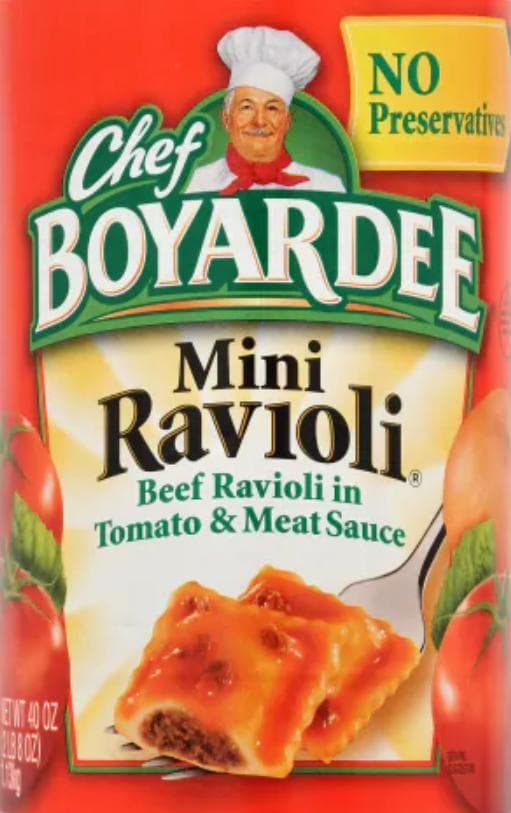 Chef Boyardee Can Simulator